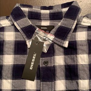 Diesel plaid shirt